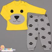 PONCİK BABY KÖPECİK  MODEL TAKIM 6-9-12-18 AY(SARI) - 1