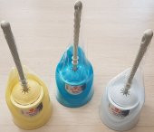 Clesimo Kabinli / Muhafazalı WC Fırçası 3 Adet - 1