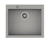 TEKA FORSQUARE 50X40 TEZGAH ÜSTÜ GRANİT EVYE STON GREY - 1