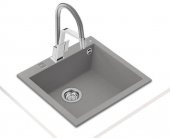 TEKA FORSQUARE 50X40 TEZGAH ÜSTÜ GRANİT EVYE STON GREY - 2