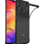 Xiaomi Redmi Note 7 Köşeleri Renkli Şeffaf Kamera Korumalı Kılıf - 5