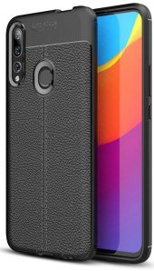 Huawei Y9 Prime 2019 Kılıf Deri Desenli Kamera Korumalı Silikon - 6