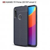 Huawei Y9 Prime 2019 Kılıf Deri Desenli Kamera Korumalı Silikon - 7