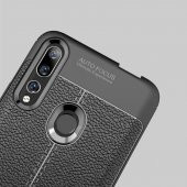 Huawei Y9 Prime 2019 Kılıf Deri Desenli Kamera Korumalı Silikon - 9