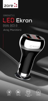 Zore ZR-C2 Micro 2 in 1 Araç Şarj Seti - 12