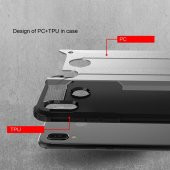 Huawei P20 Lite Silikon Armor Hybrid Zırh Kılıf - 9