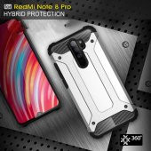 Xiaomi Redmi Note 8 Pro Armor Hybrid Zırh Kılıf - 3