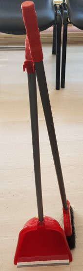 Hazneli Süpürgeli Faraş / Süpürge / Fırça - 4