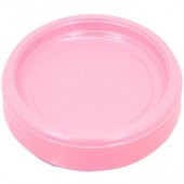 ROLL-UP PEMBE PLASTİK TABAK 22 cm-25 Adet - 2