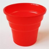 ROLL-UP KIRMIZI PLASTİK BARDAK 200 ml-25 Adet - 3