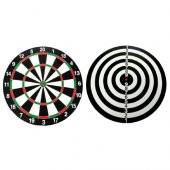 İĞNELİ ÇİFT TARAFLI HEDEF DART TAHTASI 15 İNC - 6 OKLU - 4