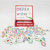 MANYETİK TABLET ALFABE SETİ YAZI TAHTASI 98 PARÇA thumbnail 2