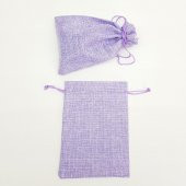 Jüt Keten İpli Çuval Kese Çanta 11x16 Cm. - 5 Adet - 3