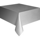 GÜMÜŞ (GRİ) PLASTİK MASA ÖRTÜSÜ 120x180 Cm - 1