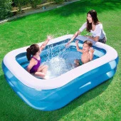 BESTWAY JUMBO DİKDÖRTGEN AİLE HAVUZU 2.62m x 1.75m x 51 Cm thumbnail 1