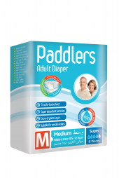 Paddlers Yetişkin Bantlı Bez Medium 8 Adet - 2