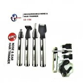 Lesima LS-106 Şarjlı 4 Başlıklı Traş Makinesi Seti - 1