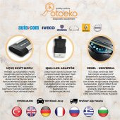 Autocom Araç Arıza Tespit Cihazı Bluetooth Türkçe - Ağır Vasıta Kablo Seti - 4