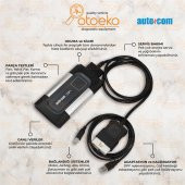 Autocom Araç Arıza Tespit Cihazı Bluetooth Türkçe - Ağır Vasıta Kablo Seti - 5