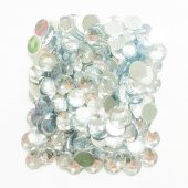 Yarım Yapıştırma Parlak Boncuk - 12 mm - 50 Adet - 1