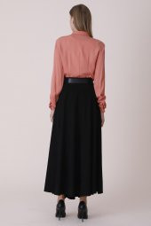 KLOŞ ETEK UZUN SORALLİNE 779 SİYAH - 7