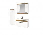 Karen Salkım Banyo Dolabı 80cm, Boy Dolabı Hediyeli - 1