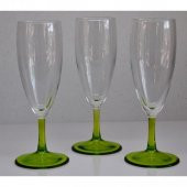 440070 Paşabahçe Yeşil Kadeh 3 lü - 1