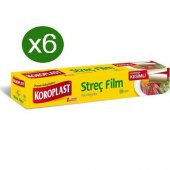 Koroplast Streç Film 50 Metre x 6 Adet - Kendinden Kesimli - 1