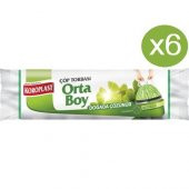 Koroplast Doğada Çözünür Büzgülü Orta Çöp Torbası 15li x6 Paket - 1