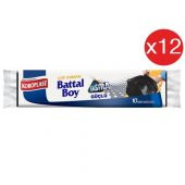 Koroplast Ekstra Güçlü Battal Çöp Torbası 10lu x 12 Paket - 1