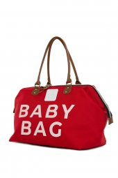 Bagmori Kırmızı Baby Bag Baskılı Bebek Bakım Çantası - 2