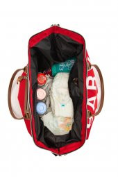 Bagmori Kırmızı Baby Bag Baskılı Bebek Bakım Çantası - 5