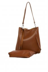 Bagmori Taba Biritli Mıknatıs Çıtçıtlı Çanta - 4