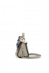 Bagmori Gri Kapaklı Şallı Askılı Çanta thumbnail 3