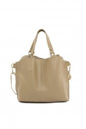 Bagmori Vizon Üç Bölmeli Çıtçıt Detaylı Çanta - 1