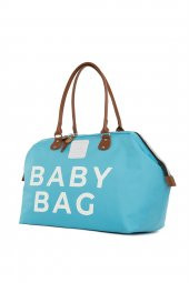 Bagmori Mavi Baby Bag Baskılı Bebek Bakım Çantası - 2