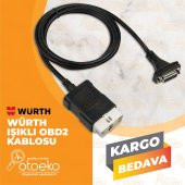 Würth Araç Arıza Tespit Cihazı Obd2 Kablosu Wow Snooper Işıklı Ana Kablosu - 1