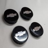 Jant Göbeği CHEVROLET 58/55 (55mm Yuva )4'lü Set SİYAH Orjinal Tip - 1