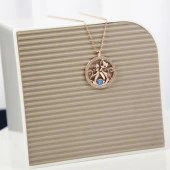 Gümüş İsimli Kalpli Kolye - 6