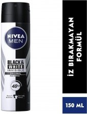 Nıvea Men Deodorant Invısıble Black Whıte Erkek Sprey 150 Ml - 1