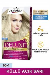 Palette Deluxe Saç Boyası 10-1 Küllü Açık Sarı - 1
