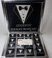 ÜCRETSİZ KARGO damat bohçası çikolatası, damat çikolatası, madlen - 1