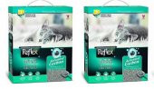 Reflex Aktif Karbonlu Topaklanan İnce Taneli Kedi Kumu 6Lt x 2 Adet - 1