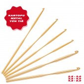 Kartopu Metal Tığ 2.5, 3, 3.5, 4, 4.5, 5 mm - 2