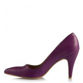 35-36-40 Numara Mor Stiletto Kadın Ayakkabısı - 3