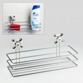 Banyo Duş Rafı Vantuzlu Banyo Rafı Vakumlu Banyo Rafı Köşeliği Şa - 1