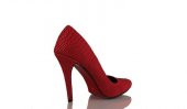 Kadın Stiletto Kırmızı Crocodil Ayakkabı - 4