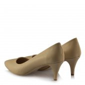 Stiletto Ayakkabı Az Topuklu Ten Rengi - 2