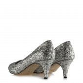 Stiletto Lame Cam Kırığı Az Topuklu - 2