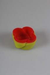 Silikon Kek Kalıbı Gül Desenli 6Lı - 1